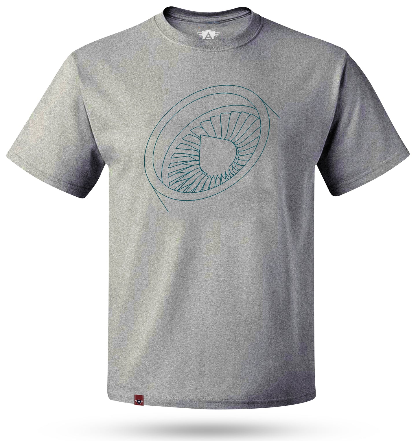 Camiseta Turbofan Minimalista