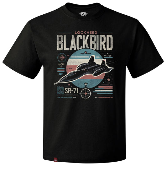 CAMISETA AERO - BLACKBIRD